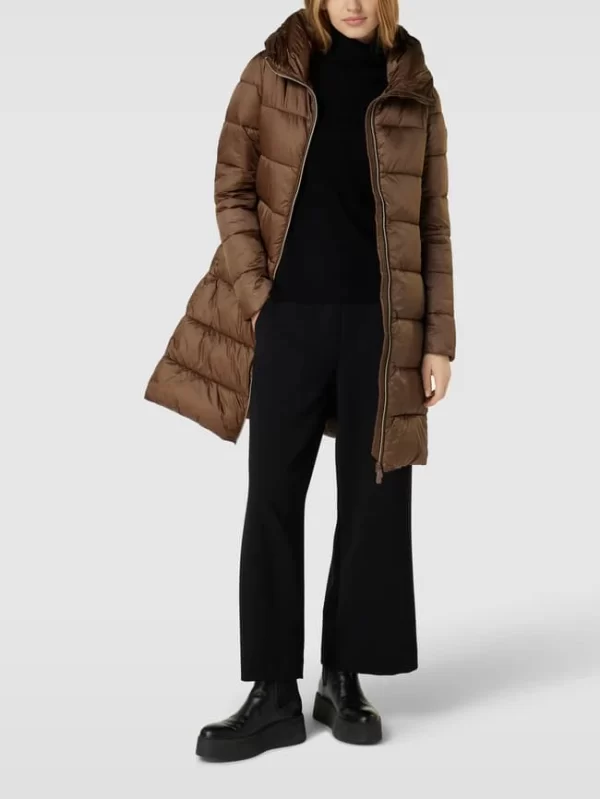 SAVE THE DUCK Jacke Mit Label-Patch Modell ‘Lysa’ – Dunkelbraun 1
