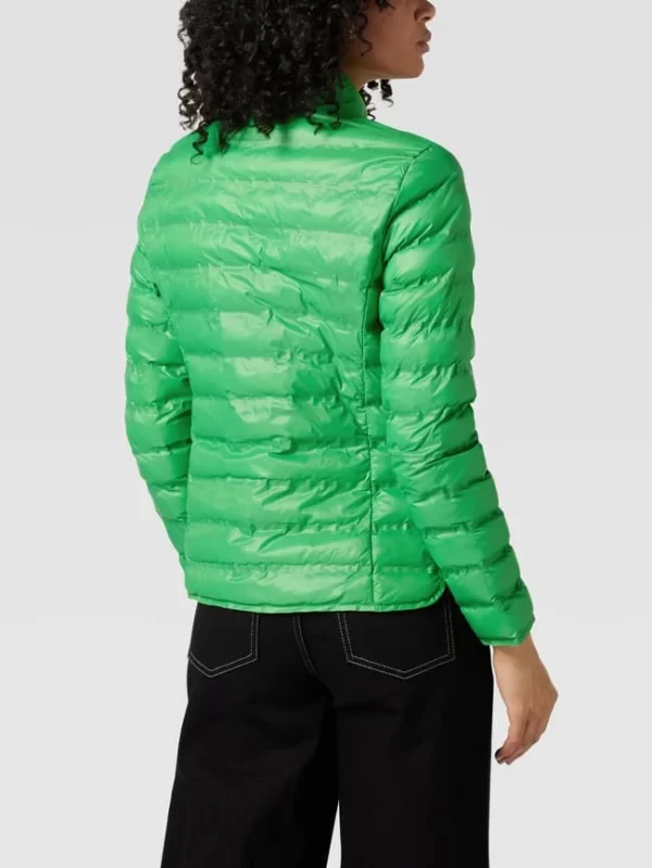 Blauer Usa Steppjacke Mit Label-Patch – Grün 6