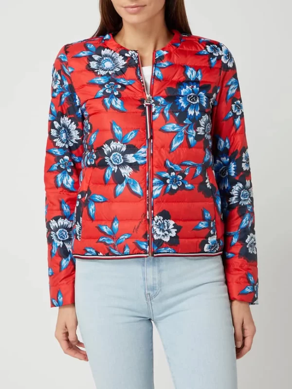 Tommy Hilfiger Daunenjacke Mit Stehkragen – Wasserabweisend – Rot 5