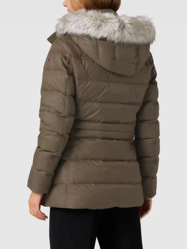Tommy Hilfiger Daunenjacke Mit Herausnehmbarer Kapuze Modell ‘TYRA’ – Khaki 6