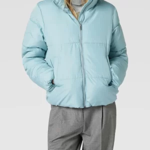 Vila Steppjacke Mit Stehkragen – Bleu Meliert 13