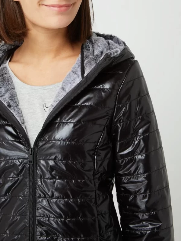 Freaky Nation Steppjacke Mit Kapuze – Schwarz 4