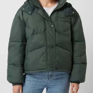 American Vintage Steppjacke Mit Kapuze – Grün 13
