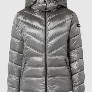 Frieda & Freddies Steppjacke Mit Abnehmbarer Kapuze – Mittelgrau 10