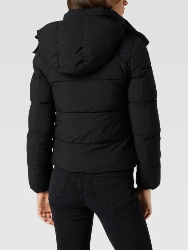 Calvin Klein Jeans Steppjacke Mit Abnehmbarer Kapuze – Schwarz 6