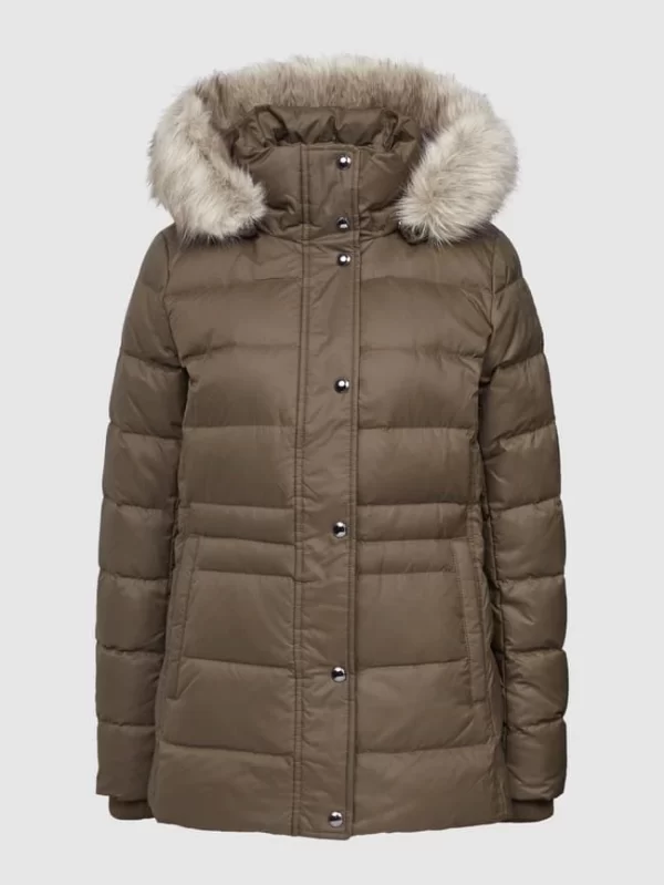 Tommy Hilfiger Daunenjacke Mit Herausnehmbarer Kapuze Modell ‘TYRA’ – Khaki 3