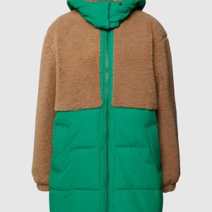 TheJoggConcept Steppjacke Mit Teddyfellbesatz Modell ‘AIDA’ – Grün 9