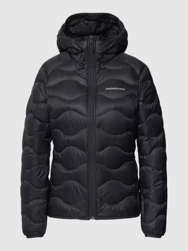 Peak Performance Daunenjacke In Stepp-Optik – Schwarz 1