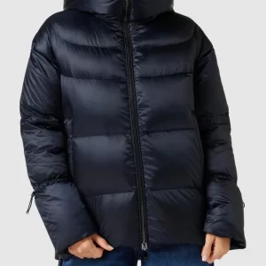 Windsor Daunenjacke Mit Label-Details – Marineblau 13