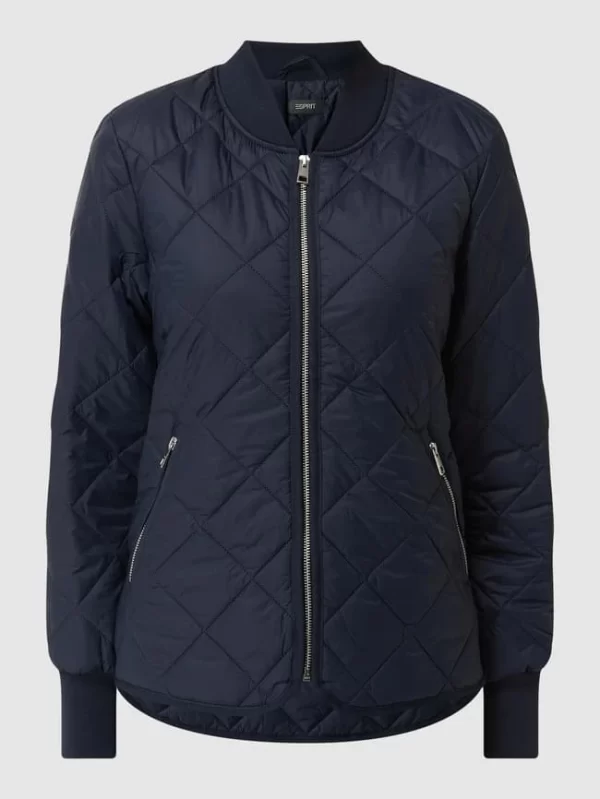 Esprit Collection Steppjacke Mit Stehkragen – Marineblau 3