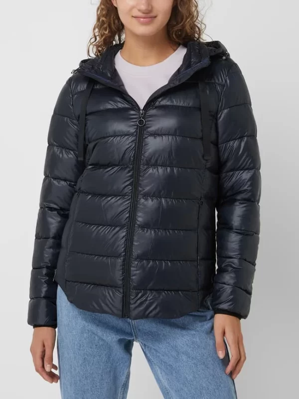 Esprit Steppjacke Mit Abnehmbarer Kapuze – Schwarz 5