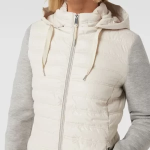 Christian Berg Woman Selection Steppjacke Mit Jersey-Arm Und Kapuze – Offwhite 11
