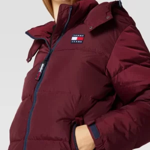 Tommy Jeans Daunenjacke Mit Label-Patch Modell ‘Alaska’ – Bordeaux Rot 11