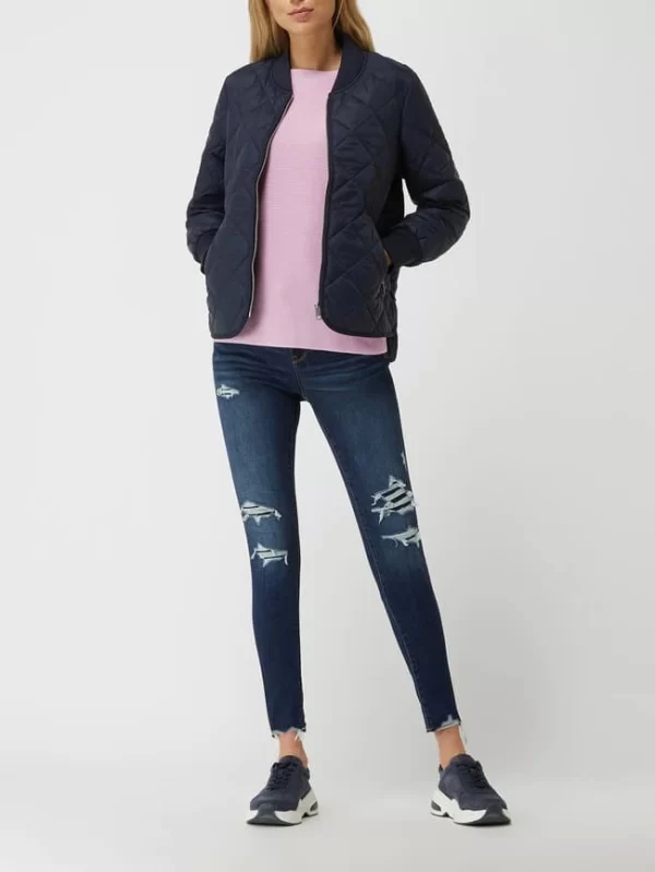 Esprit Collection Steppjacke Mit Stehkragen – Marineblau 1