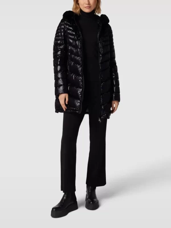 Betty Barclay Daunenjacke Mit Strukturmuster Modell ‘SOPO’ – Schwarz 1