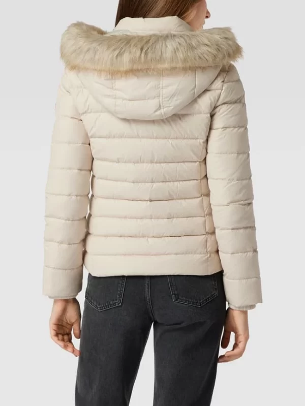 Tommy Jeans Steppjacke Mit Brand-Stitching Modell ‘BASIC HOODED DOWN JACKET’ – Sand 6