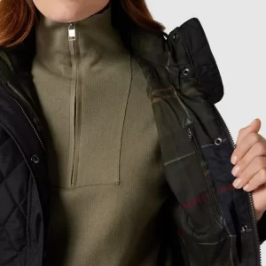 Barbour Steppjacke Mit Brand-Stitching Modell ‘MILLFIRE’ – Schwarz 11