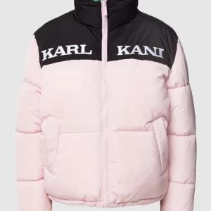 KARL KANI Steppjacke Mit Label-Stitching Modell ‘RETRO’ – Rosa 10