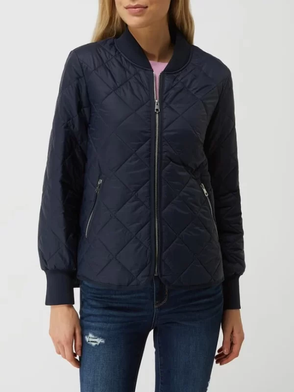Esprit Collection Steppjacke Mit Stehkragen – Marineblau 5