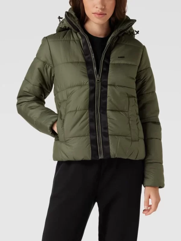 G-Star Raw Steppjacke Mit Label-Patch Modell ‘Meefic’ – Grün 5