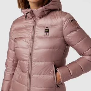 Blauer Usa Daunenjacke Mit Kapuze – Altrosa 11