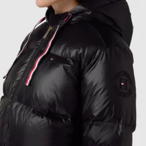 Tommy Hilfiger Daunenjacke Mit Kapuze – Schwarz 11