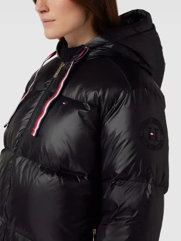 Tommy Hilfiger Daunenjacke Mit Kapuze – Schwarz 4