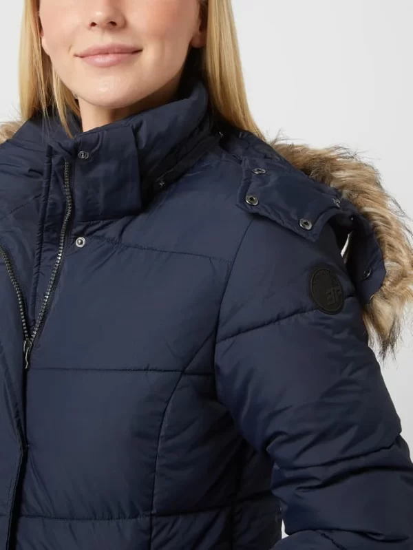 Icepeak Steppjacke Mit Abnehmbarer Kapuze – Dunkelblau 4