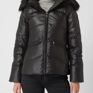 Calvin Klein Womenswear Daunenjacke Mit Abnehmbarer Kapuze – Schwarz 13