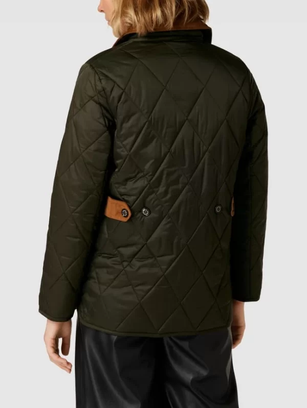 Barbour Steppjacke Mit Umlegekragen Modell ‘BRAGAR QUILT’ – Olivgrün 6