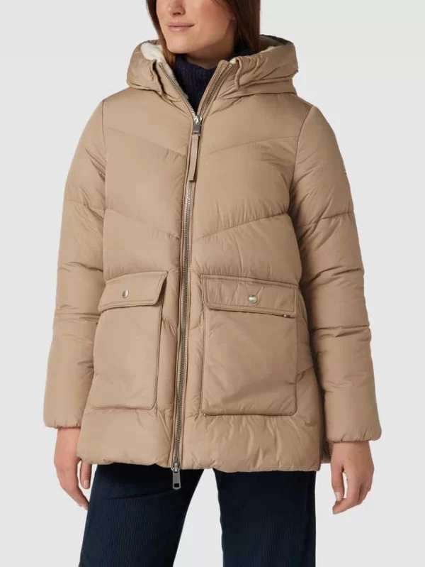 Tommy Hilfiger Steppjacke Mit Label-Stitching Modell ‘SORONA’ – Beige 5