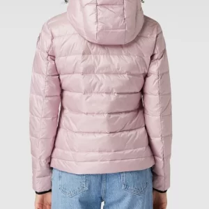 Blauer Usa Daunenjacke In Stepp-Optik – Flieder 15