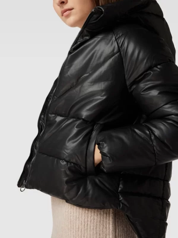 Only Steppjacke Mit Stehkragen Modell ‘ONLANJA’ – Schwarz 4