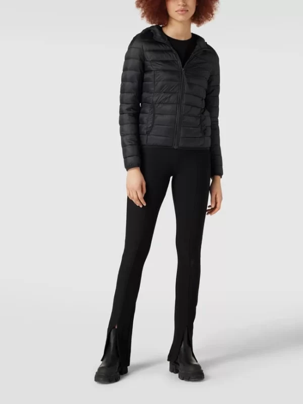 REVIEW Steppjacke Mit Seitlichen Eingrifftaschen – Schwarz 1