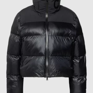 No.1 Como Steppjacke Mit Label-Print Modell ‘KATIE’ – Schwarz 9
