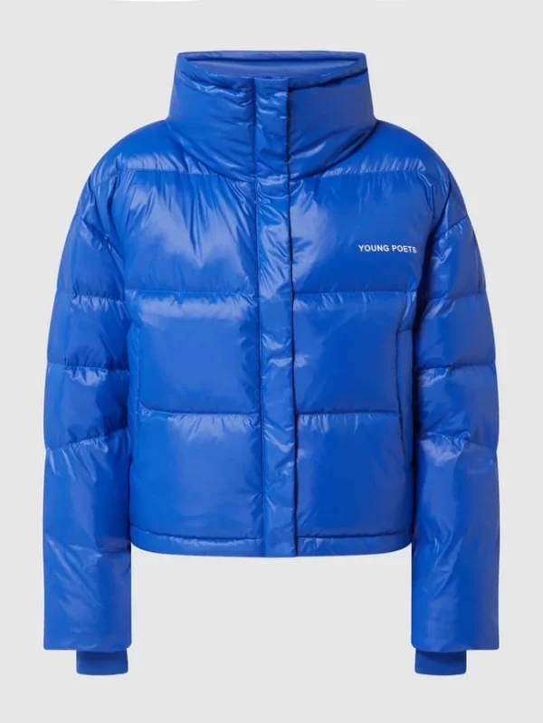 YOUNG POETS SOCIETY Daunenjacke Mit überschnittenen Schultern Modell ‘Mayla’ – Royalblau 3