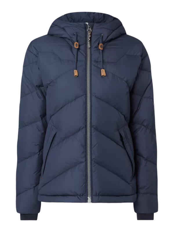 Dolomite Daunenjacke Mit Logo Modell ‘Karakorum’ – Dunkelblau 1