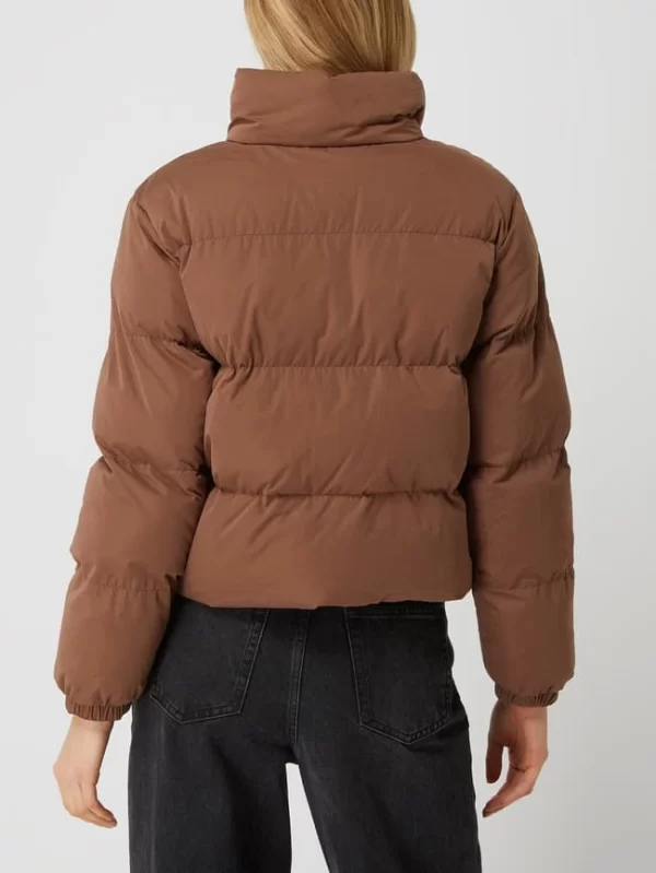 URBAN CLASSICS Cropped Steppjacke Mit Stehkragen – Camel 6