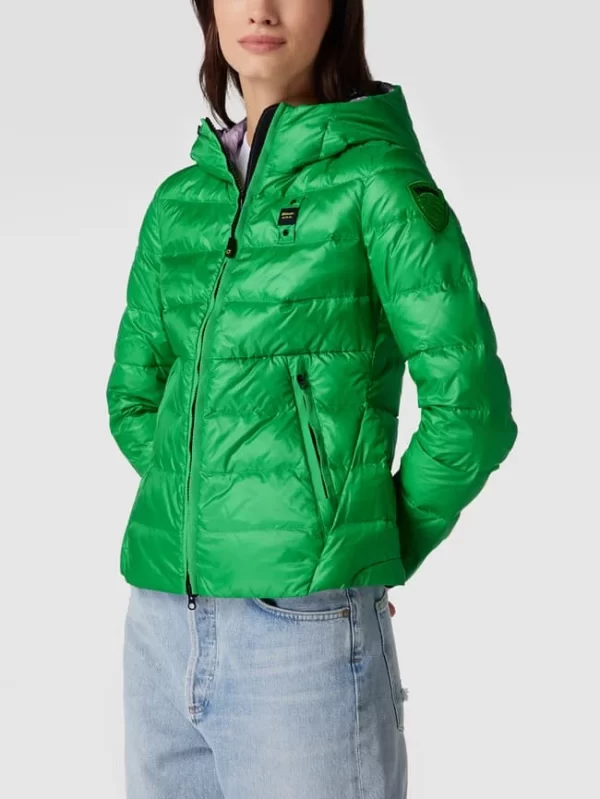 Blauer Usa Daunenjacke Mit Kapuze – Grün 5
