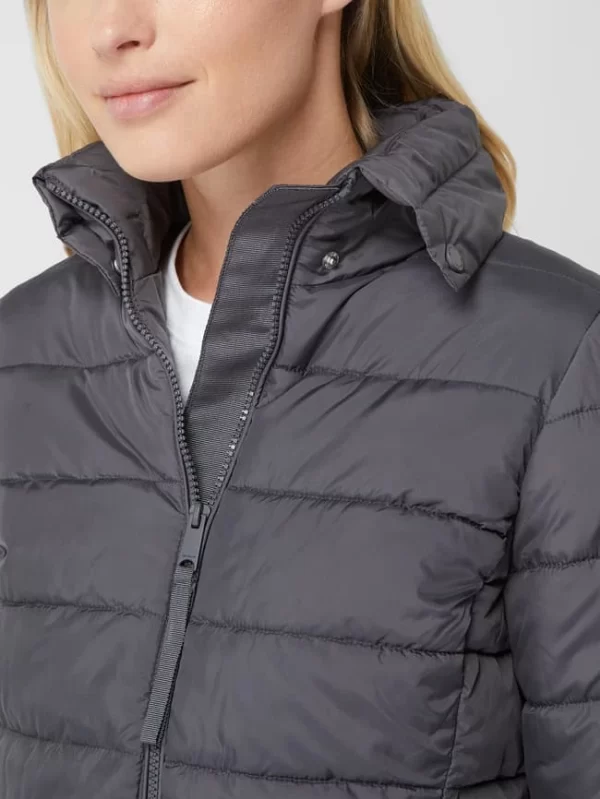 Tom Tailor Steppjacke Mit Stehkragen – Anthrazit 4