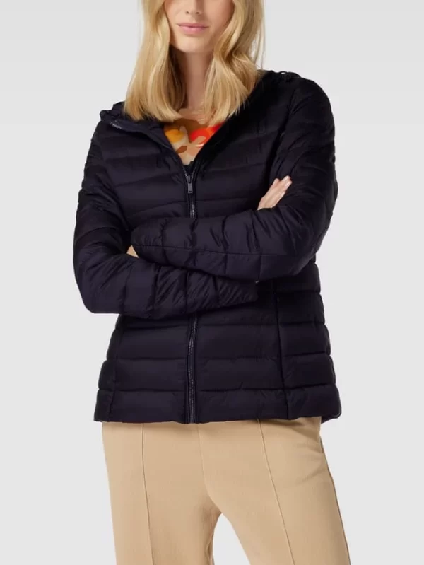 Montego Steppjacke Mit Kapuze Und Reißverschlusstaschen – Dunkelblau 5
