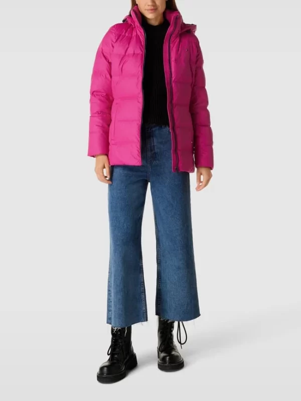 Tommy Hilfiger Daunenjacke In Stepp-Optik Modell ‘BAFFLE’ – Pink 1
