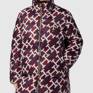 Tommy Hilfiger Daunenjacke Mit Allover-Muster Modell ‘MONOGRAM’ – Bordeaux Rot 13