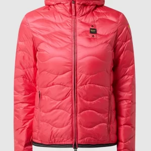 Blauer Usa Daunenjacke Mit Kapuze – Pink 10