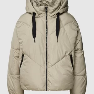 Vero Moda Outdoor Cropped Steppjacke Mit Reißverschlusstaschen – Stein 9