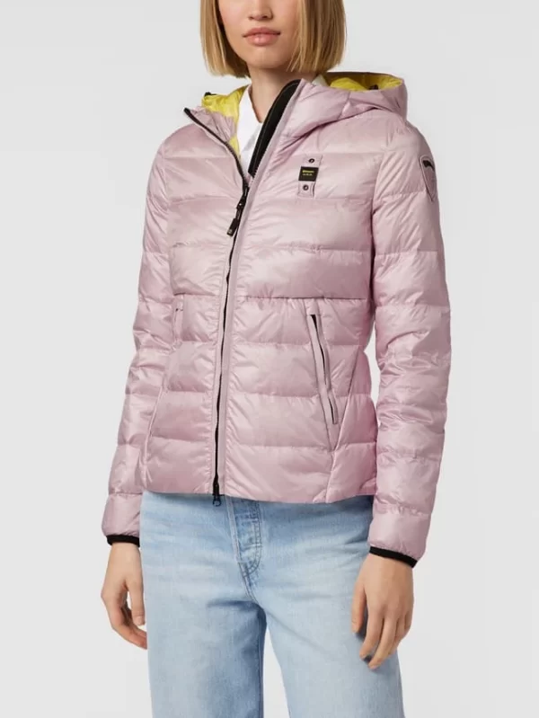 Blauer Usa Daunenjacke Mit Kapuze – Flieder 5