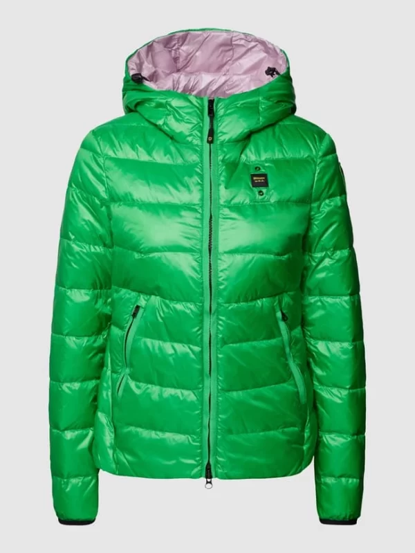 Blauer Usa Daunenjacke Mit Kapuze – Grün 3