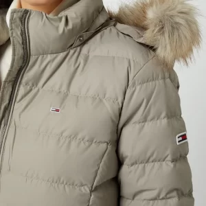 Tommy Jeans Daunenjacke Mit Webpelz – Beige 11