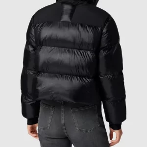 No.1 Como Steppjacke Mit Label-Print Modell ‘KATIE’ – Schwarz 15
