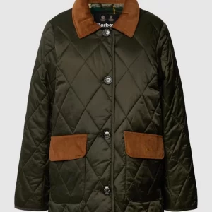 Barbour Steppjacke Mit Umlegekragen Modell ‘BRAGAR QUILT’ – Olivgrün 9